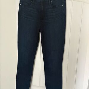 PAIGE Dark Blue Skinny Jeans